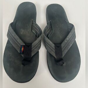 Rainbow flip flop Sandals Size Small
